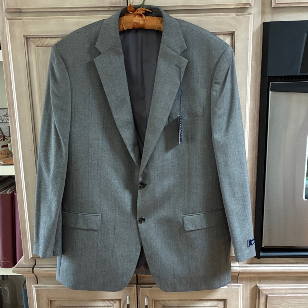 Chaps Charcoal Gray Men's Blazer 46R nwt